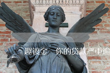 趣镀金 你的贷款严重逾期 趣镀金 你的贷款严重逾期